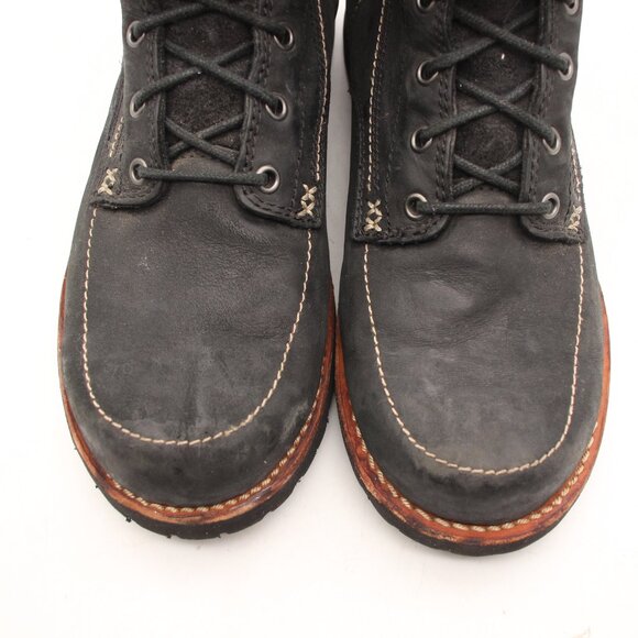 Georgia Boot Small Batch Wedge Men\'s Size 9.5 M Black Leather Lace Up main image 2
